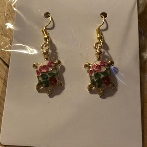 “Sea Turtle” earrings.